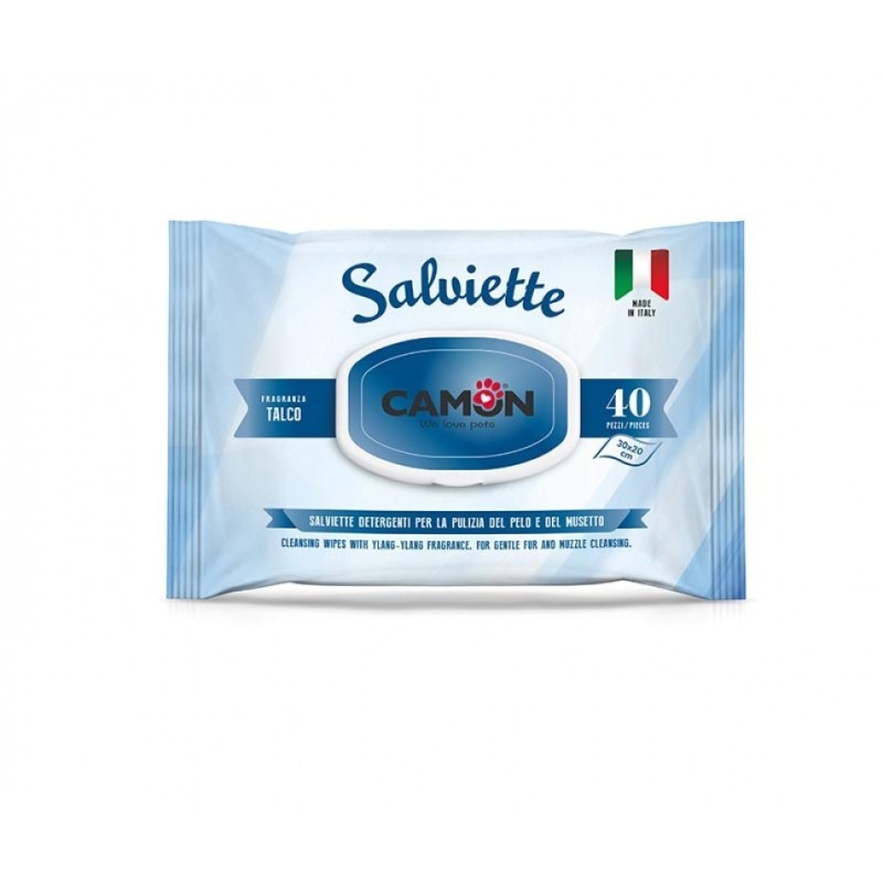 Lingettes Camon - Talc