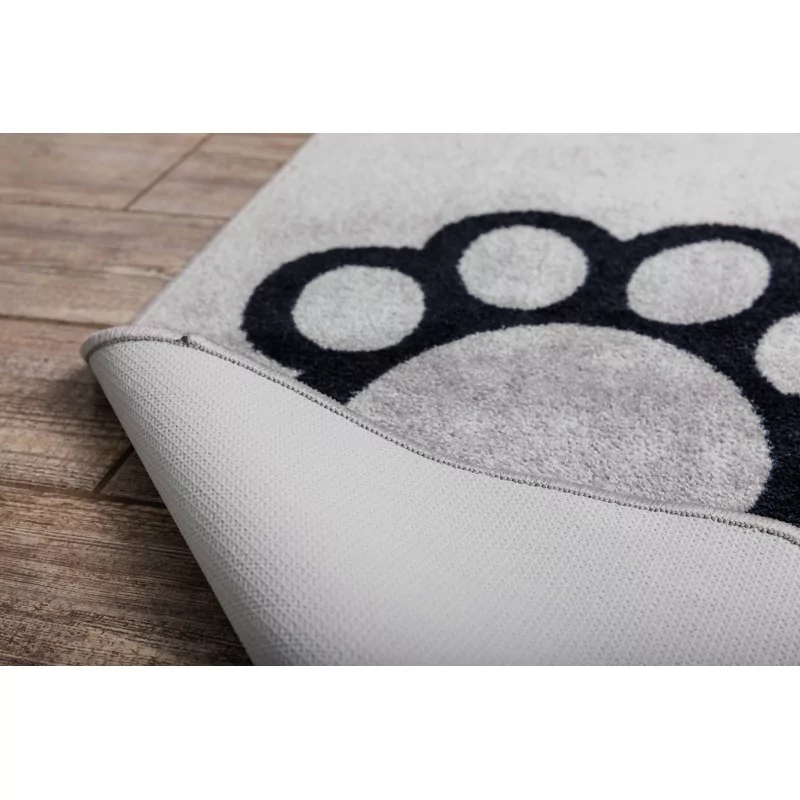 Tapis Gris "Patte" - Pet Rebellion chez Distrigroom (57 x 110 cm)