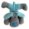 Peluche chien bleu