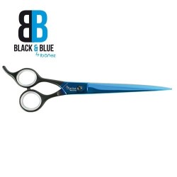 Ciseaux courbe 20cm "Black&Blue Marina" gaucher