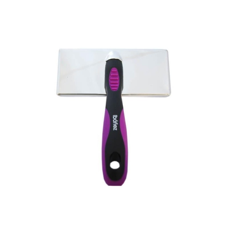 Carde brosse rectangulaire pour le toilettage du poil du chien