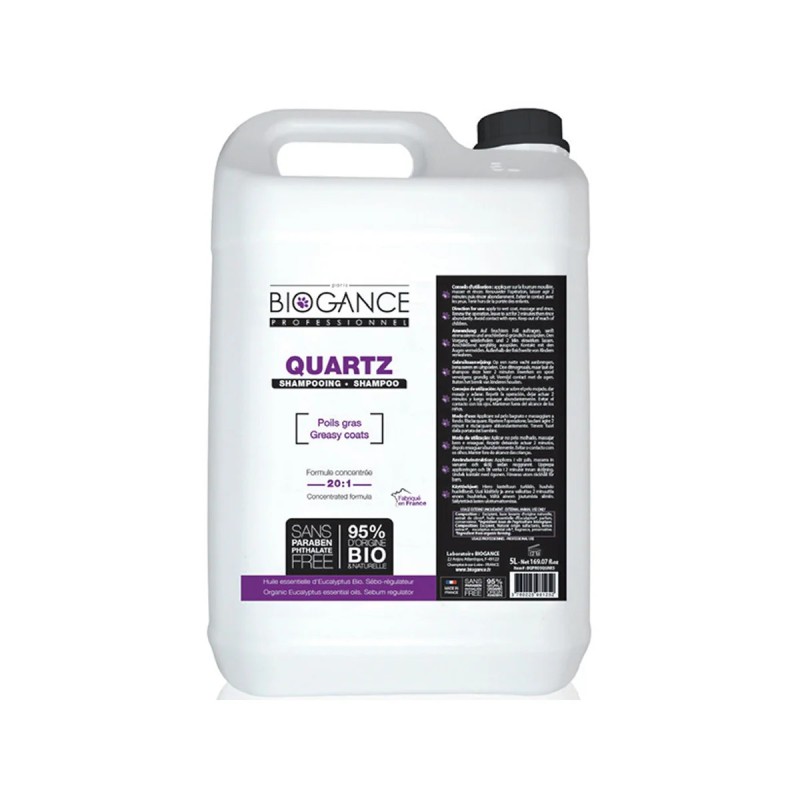 Shampoing Dégraissant Quartz " Biogance "