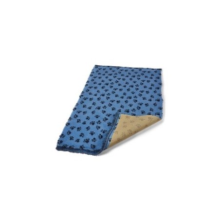 Tapis absorbent bleu clair avec pattes
