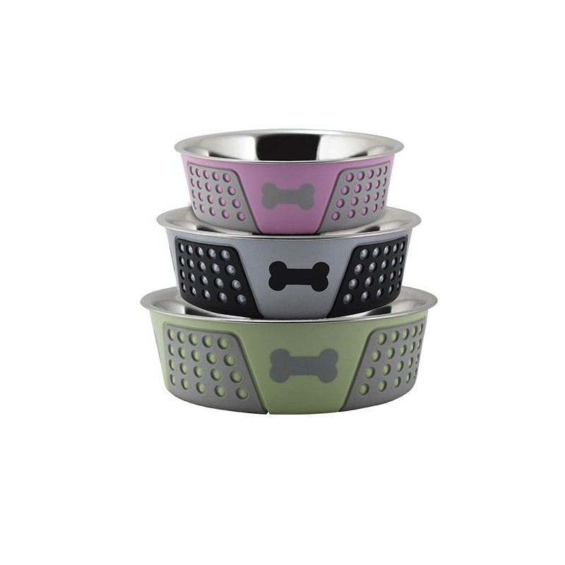 Gamelles en acier inoxydable  "Hermosa"