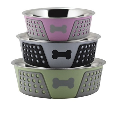 Gamelles en acier inoxydable  "Hermosa"