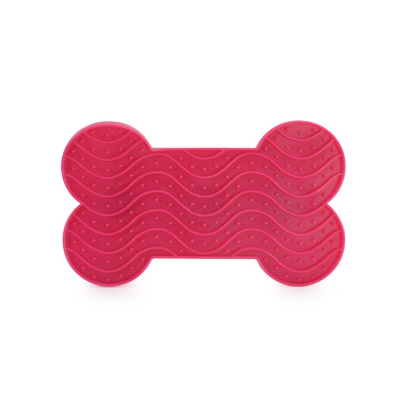 Tapis de léchage pour chien avec ventouses – Silicone antistress