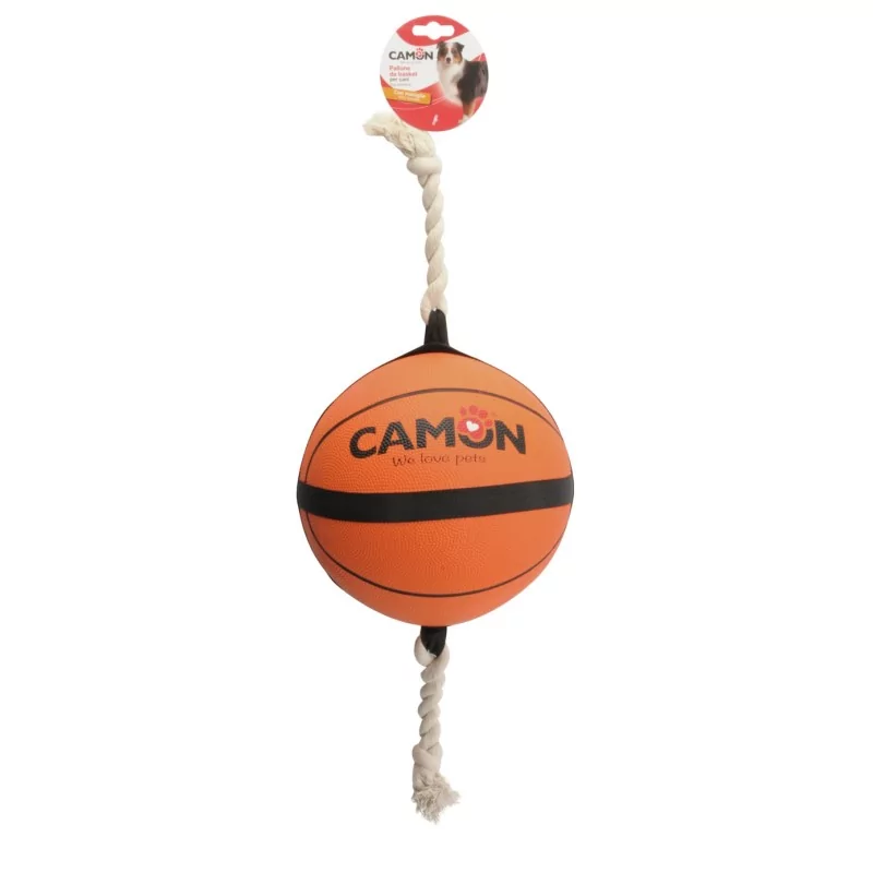 Ballon de basket en caoutchouc avec cordes