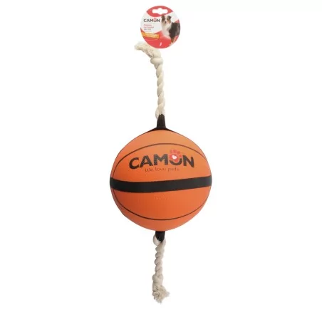 Ballon de basket en caoutchouc avec cordes