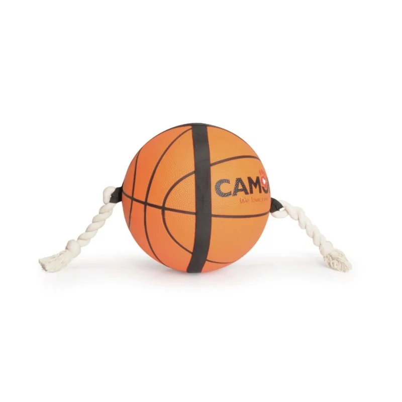 Ballon de basket en caoutchouc avec cordes