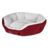 lit crochet rouge pour chien