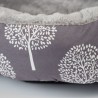 Coussin Donut pour chien "Winter Trees"